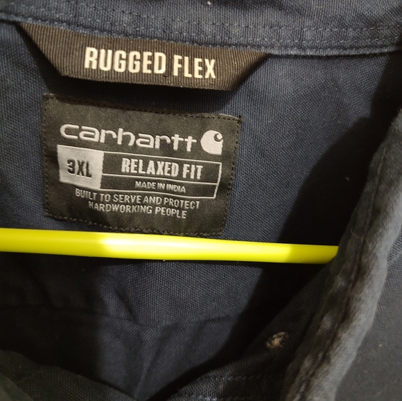 Carhartt Men's Button Down Shirt, Size 3X (rack 1) - Picture 5 of 7